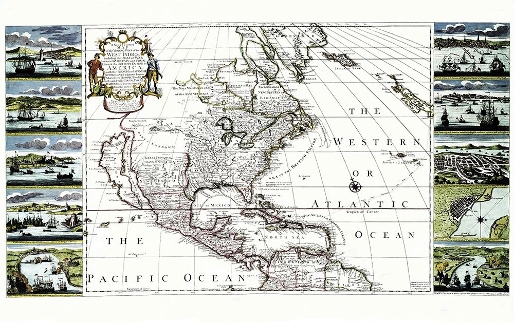 Caribbean West Indies British Empire America art print by Overton for $57.95 CAD