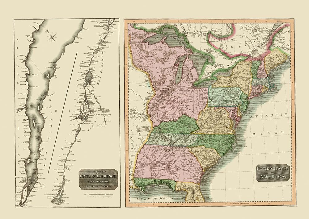 Saint Laurence River United States Canada art print by Thomson for $57.95 CAD