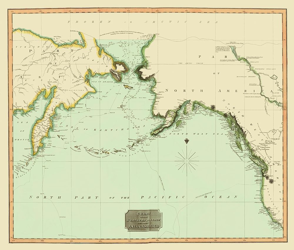 Northwest Passage between Asia America art print by Thomson for $57.95 CAD