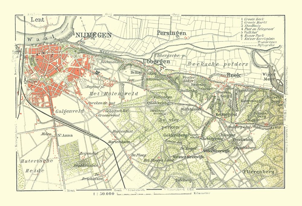 Southern Netherlands Europe - Baedeker 1910 art print by Baedeker for $57.95 CAD
