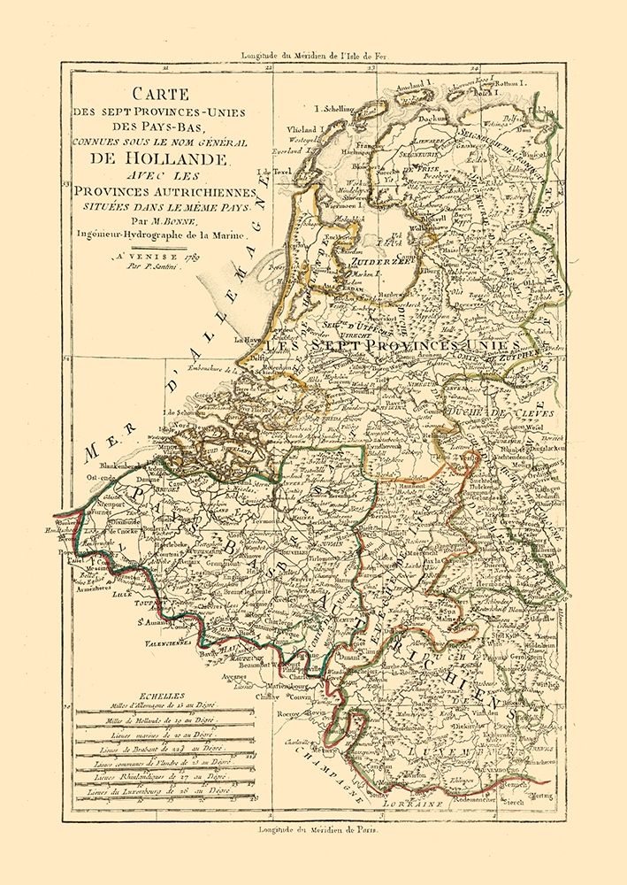 Netherlands - Santini 1794 art print by Santini for $57.95 CAD