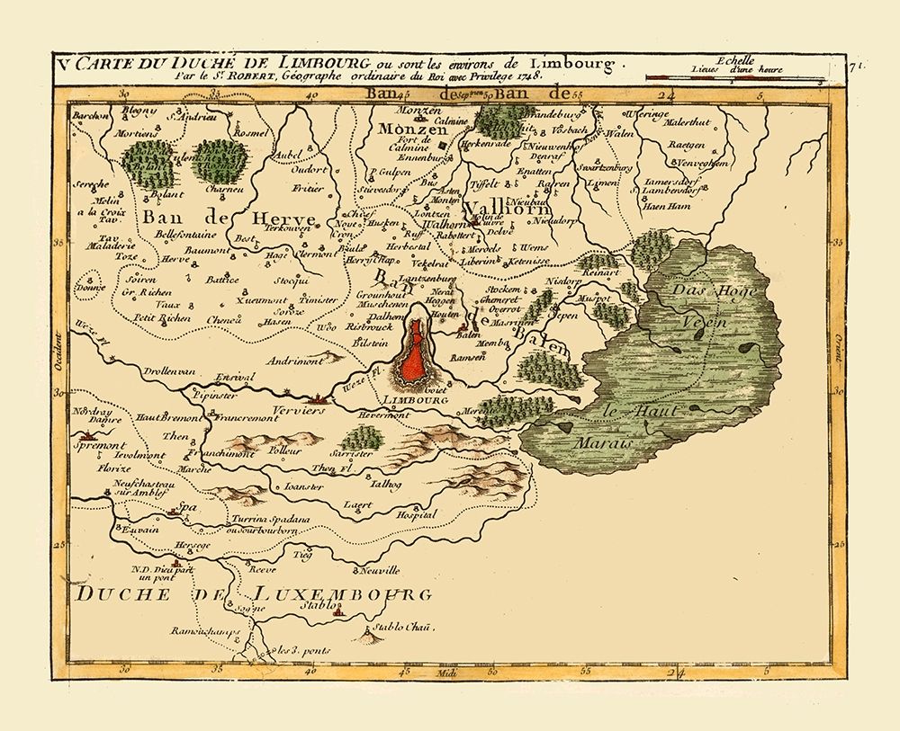 Limburg Netherlands - Robert 1748 art print by Robert for $57.95 CAD