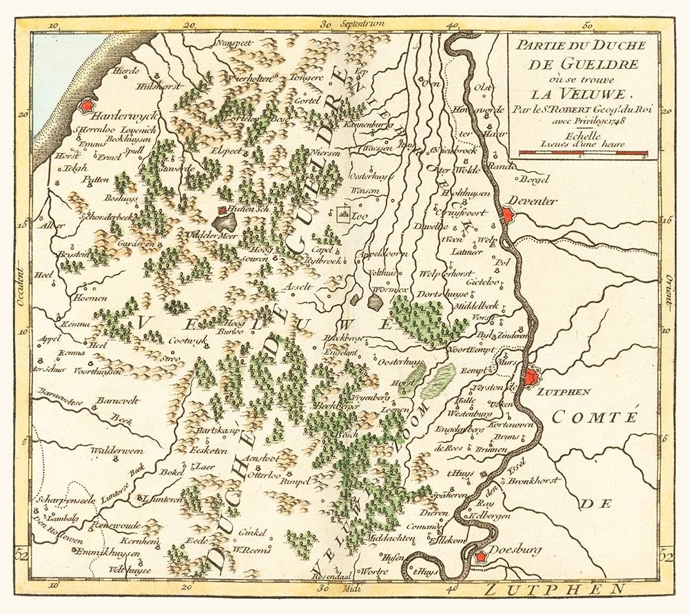 Gelderland Province Netherlands - Robert 1748 art print by Robert for $57.95 CAD