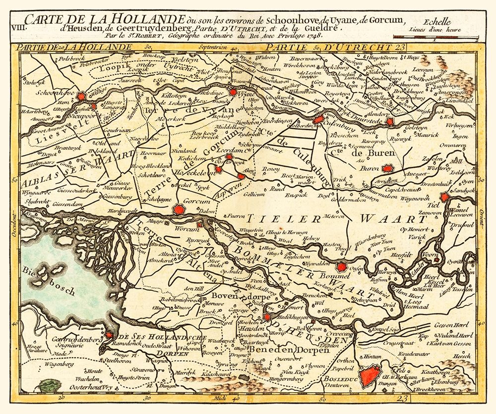 Western Netherlands - Robert 1748 art print by Robert for $57.95 CAD