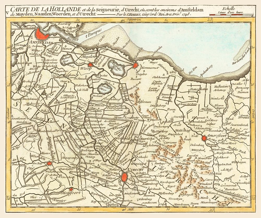 North Holland Province Netherlands - Robert 1748 art print by Robert for $57.95 CAD