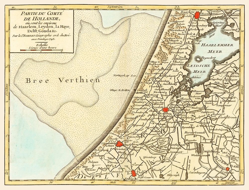 Randstad North Holland Netherlands - Robert 1748 art print by Robert for $57.95 CAD
