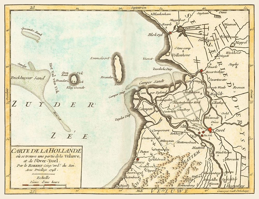 Gelderland Province Netherlands - Robert 1748 art print by Robert for $57.95 CAD