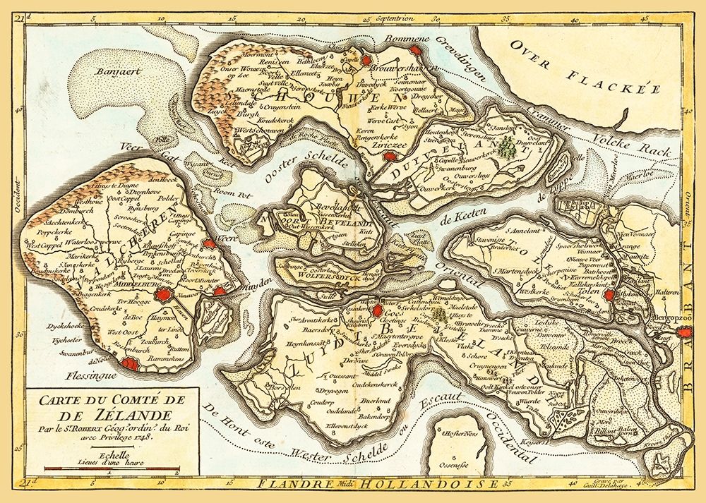 Zeeland Province Netherlands - Robert 1748 art print by Robert for $57.95 CAD