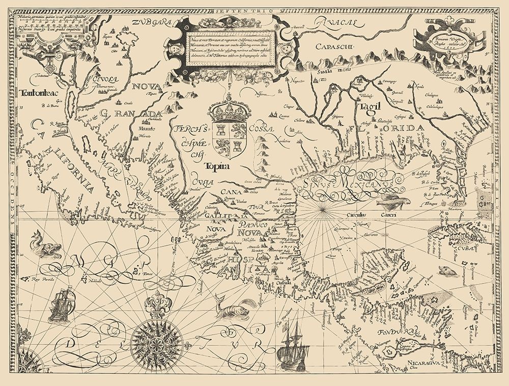 North America - Tatton 1616 art print by Tatton for $57.95 CAD