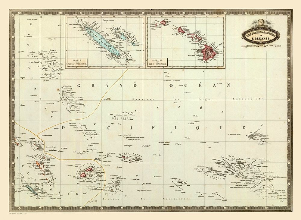 Oceania - Garnier 1860 art print by Garnier for $57.95 CAD