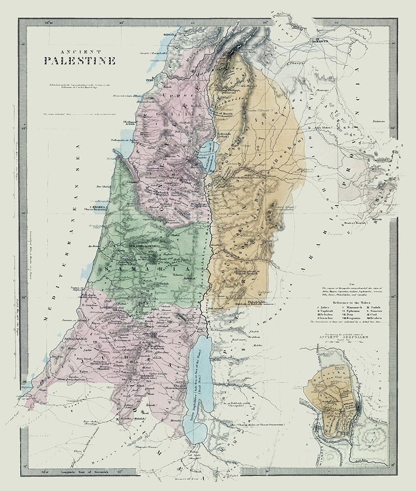 Middle East Ancient Palestine Israel - Chapman art print by Chapman for $57.95 CAD