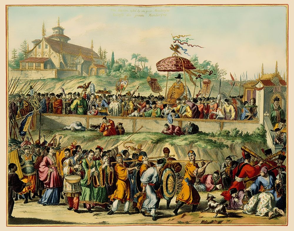 Station Picture Peking China - Nieuhoff 1655 art print by Nieuhoff for $57.95 CAD