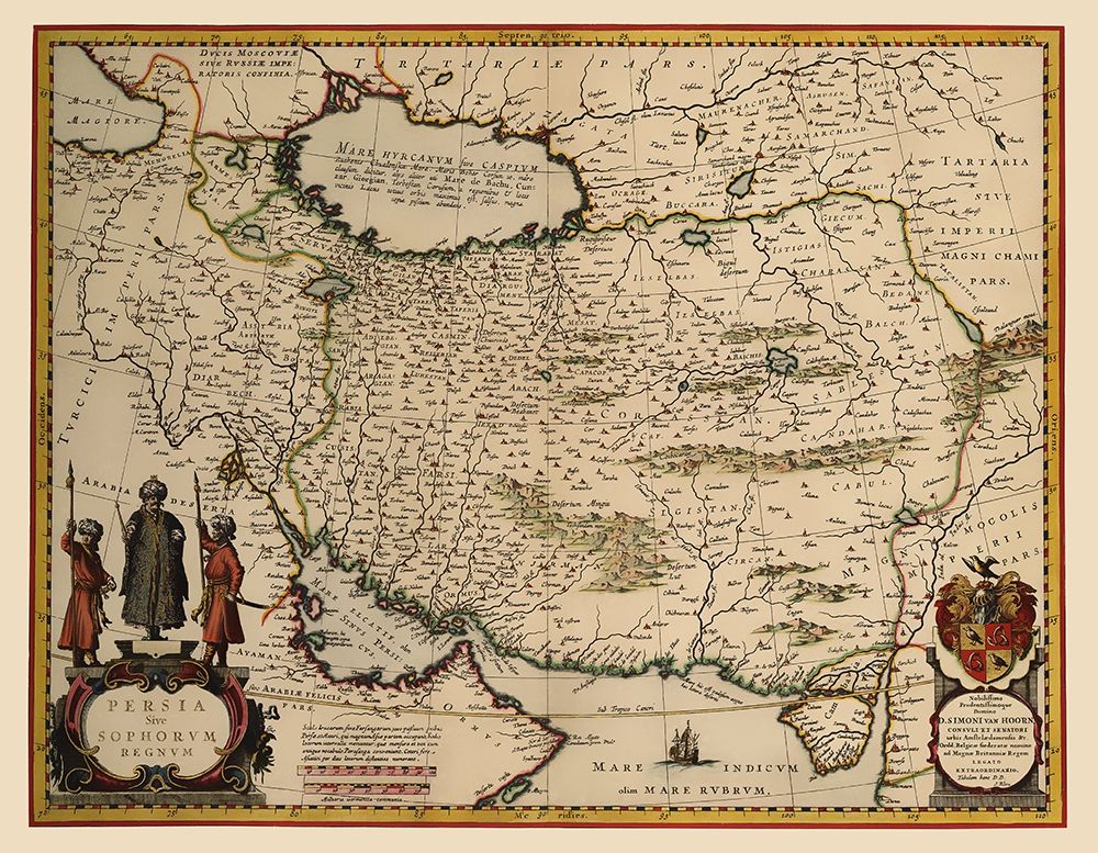 Middle East Persia - Blaeu 1662 art print by Blaeu for $57.95 CAD