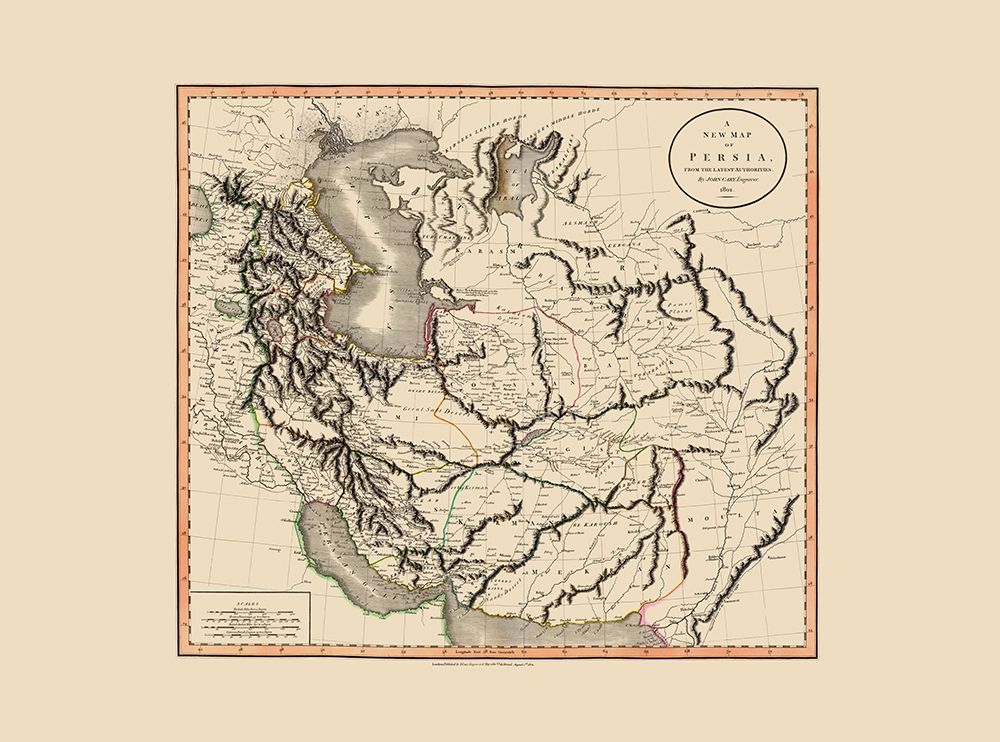 Middle East Persia - Cary 1801 art print by Cary for $57.95 CAD