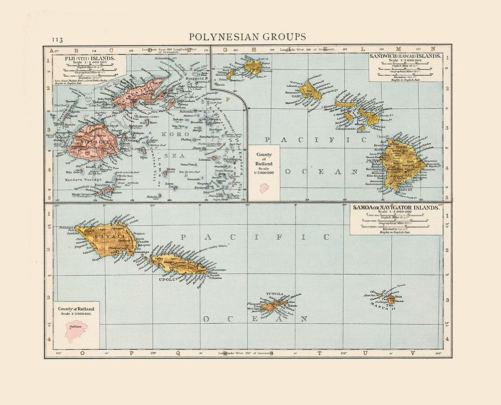 Polynesian Islands Oceania art print by Unknown for $57.95 CAD