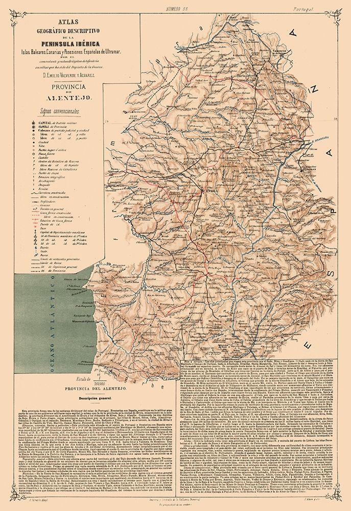 Europe Alentejo Province Portugal - Valverde 1880 art print by Valverde for $57.95 CAD