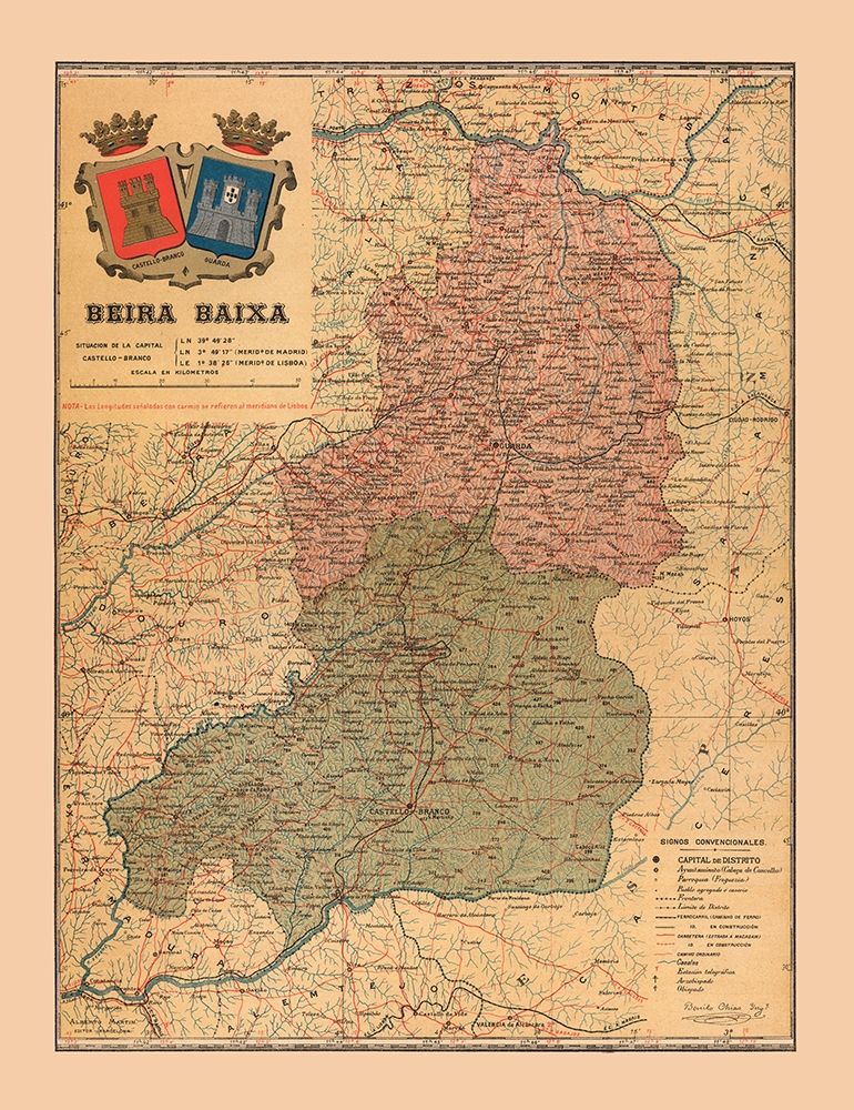 Europe Portugal Beira Baixa - Martine 1904 art print by Martine for $57.95 CAD