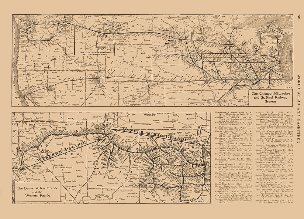 Denver, Rio Grande, Chicago, Milwaukee art print by Reynold for $57.95 CAD