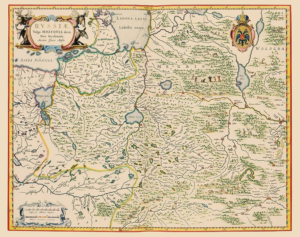 Europe Russia - Blaeu 1638 art print by Blaeu for $57.95 CAD