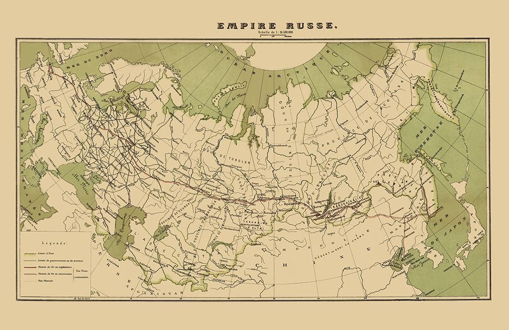 Russian Empire - Zavedenie 1900 art print by Zavedenie for $57.95 CAD