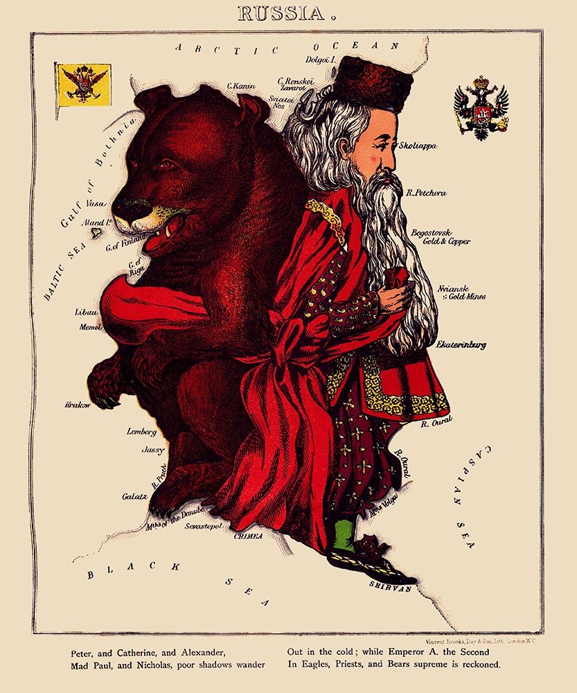 Russia - Lancaster 1869 art print by Lancaster for $57.95 CAD