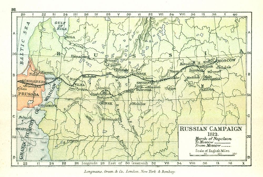 Russian Campaign 1812 Russia - Gardiner 1902 art print by Gardiner for $57.95 CAD