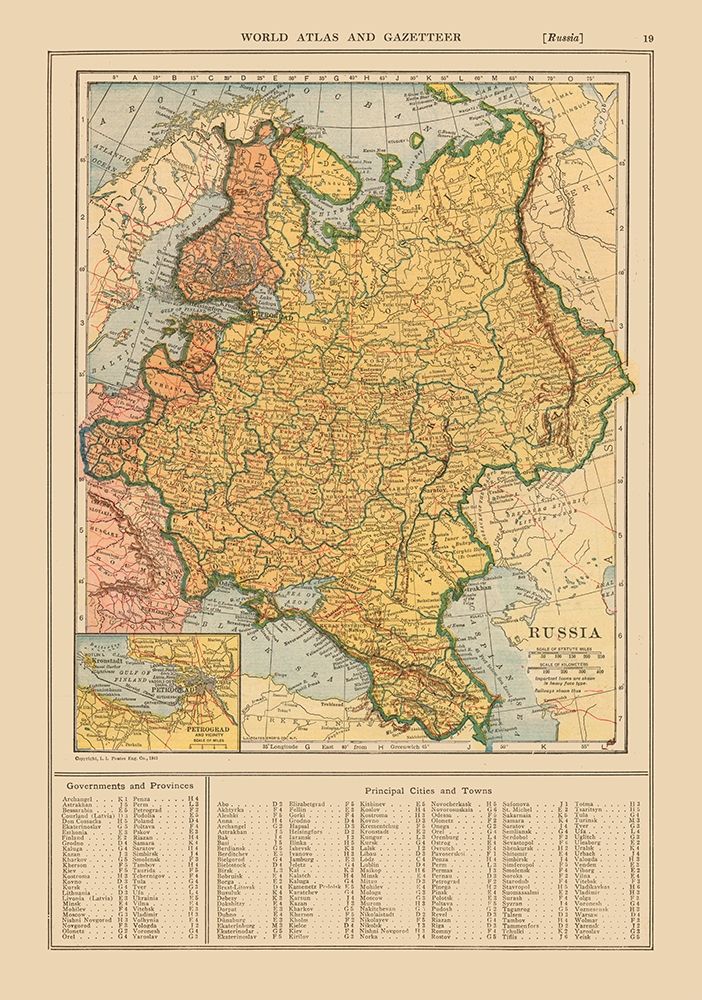 Russia - Reynold 1921 art print by Reynold for $57.95 CAD