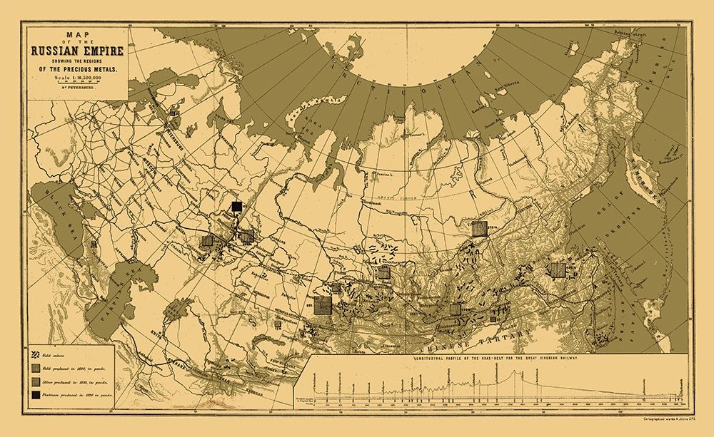 Russian Empire Precious Metals Russia - Jlyne 1890 art print by Jlyne for $57.95 CAD
