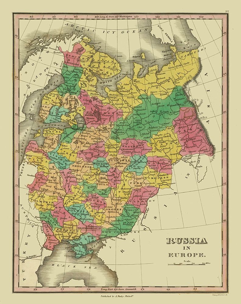 Europe Russia - Finley 1831 art print by Finley for $57.95 CAD