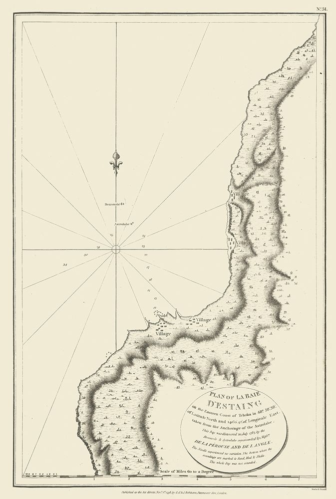 Asia Bay of DEstaing Russia - Robinson 1798 art print by Robinson for $57.95 CAD