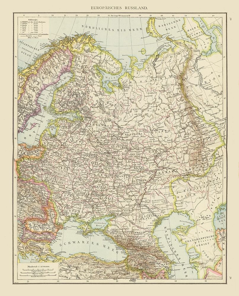 Russia - Andree 1881 art print by Andree for $57.95 CAD