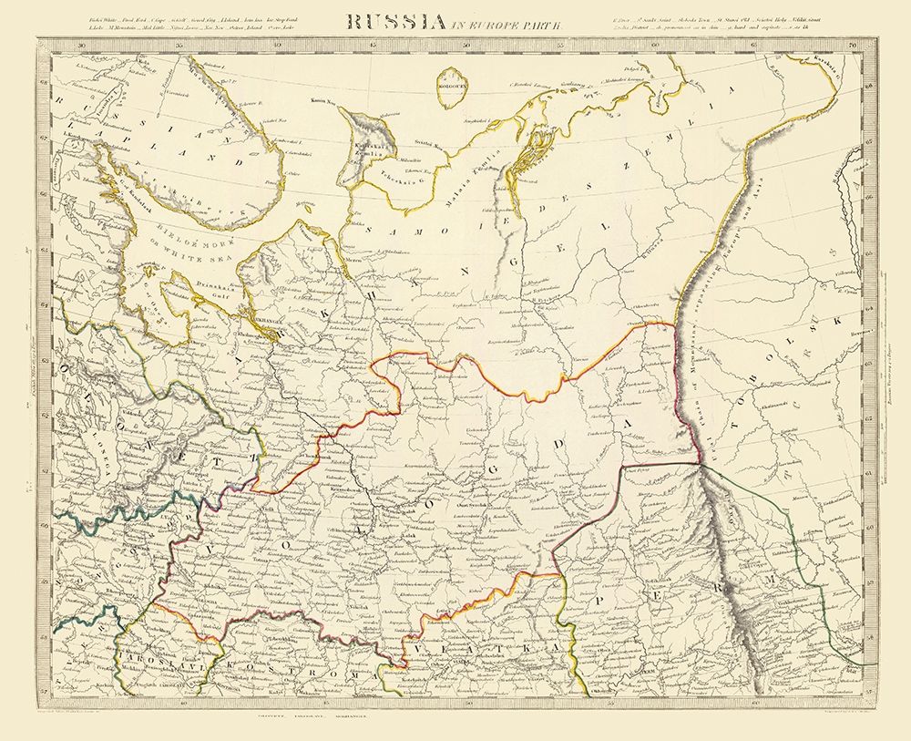 Europe Russia - Chapman 1835 art print by Chapman for $57.95 CAD