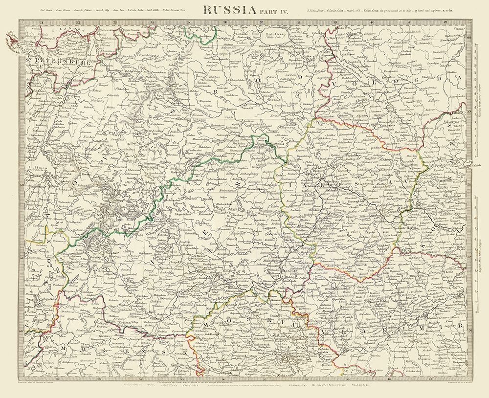 Europe Western Russia - Baldwin 1834 art print by Baldwin for $57.95 CAD