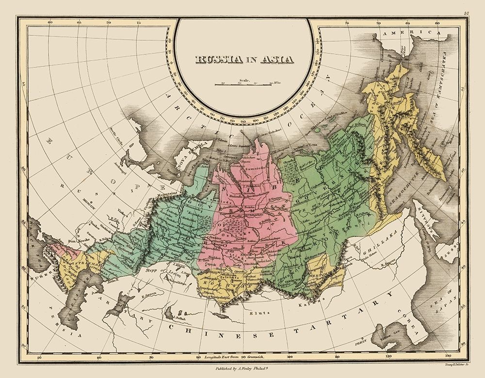 Asia Russia - Finley 1827 art print by Finley for $57.95 CAD
