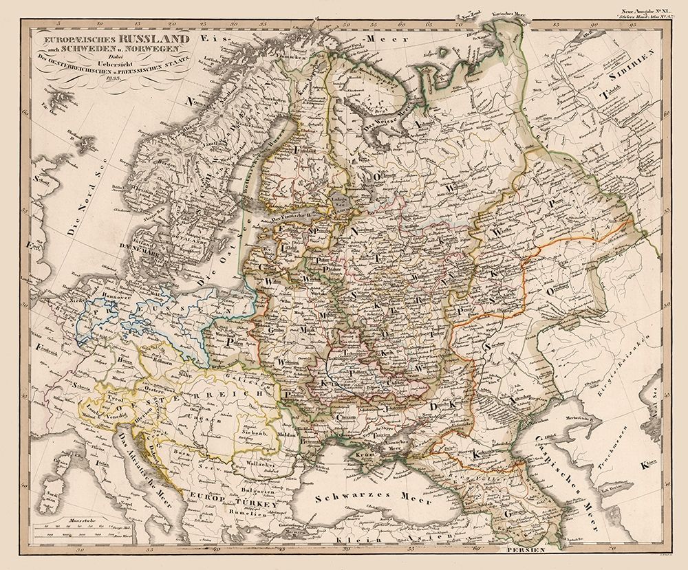 Europe Russia - 1833 art print by Unknown for $57.95 CAD