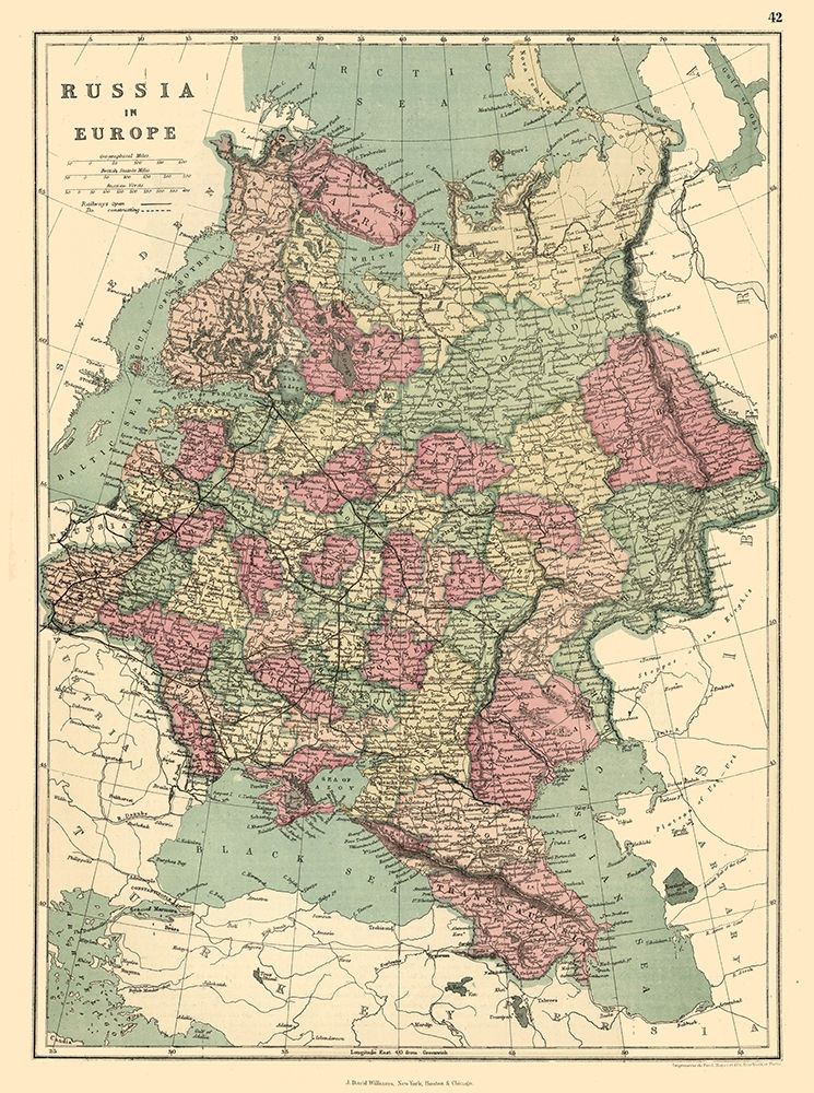 Europe Russia - Williams art print by Williams for $57.95 CAD