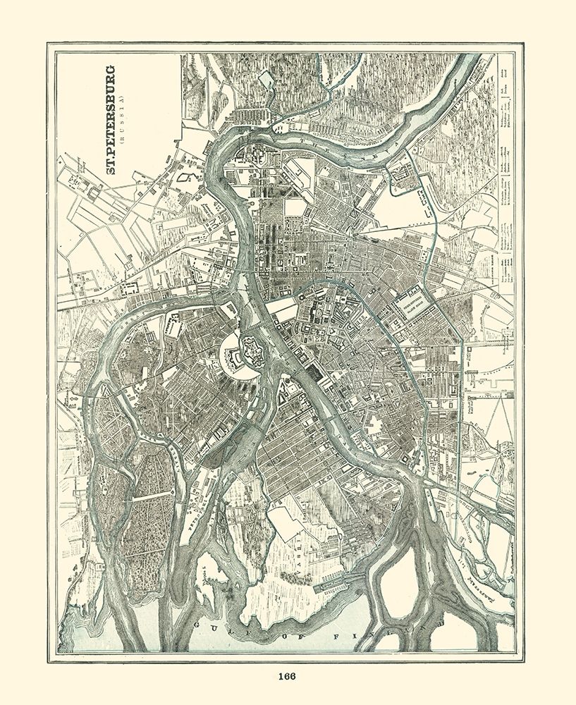 Saint Petersburg Russia - Rathbun 1893 art print by Rathbun for $57.95 CAD