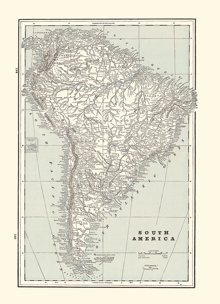 South America - Rathbun 1893 art print by Rathbun for $57.95 CAD