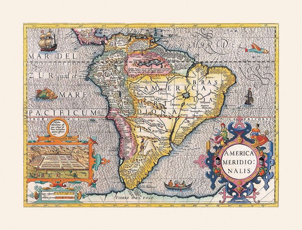 South America art print by Unknown for $57.95 CAD