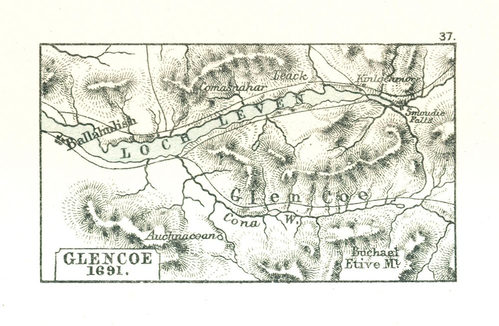 Glencoe Scotland 1691 - Gardiner 1902 art print by Gardiner for $57.95 CAD
