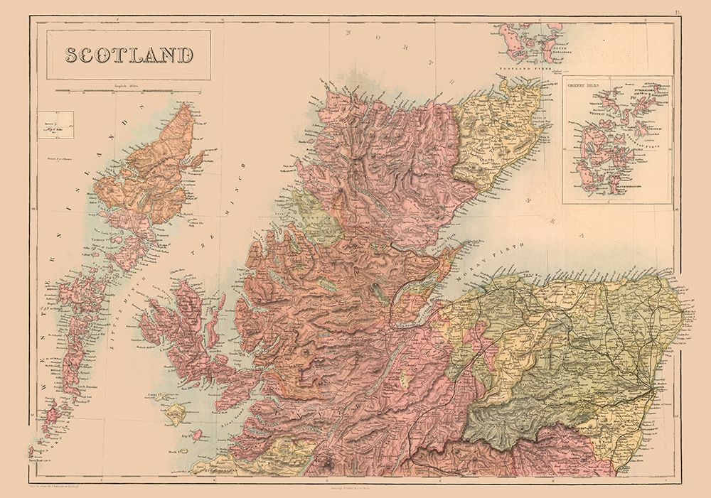 South Scotland - Black 1867 art print by Black for $57.95 CAD