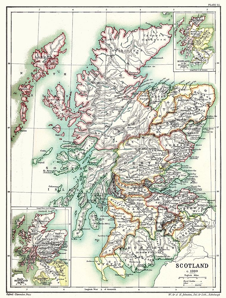 Scotland 1300 - Poole 1902 art print by Poole for $57.95 CAD