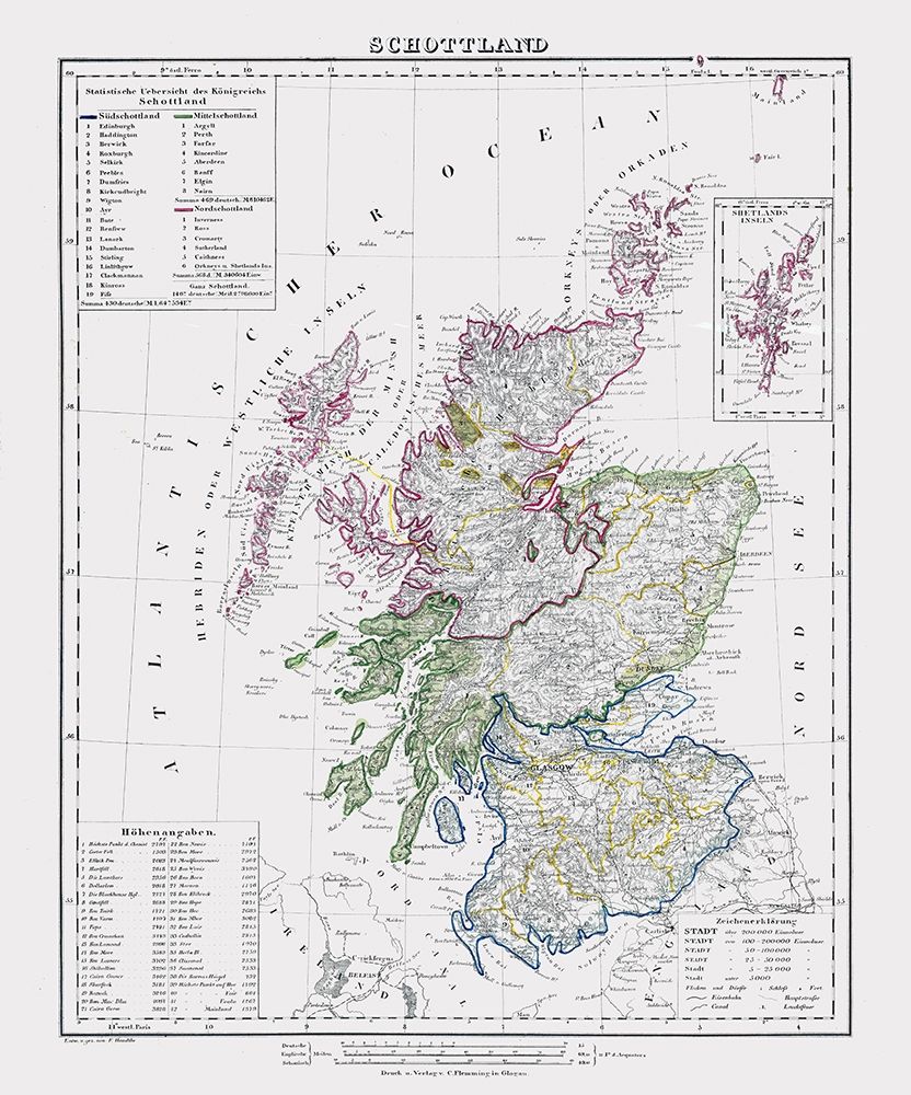 Scotland - Flemming 1847 art print by Flemming for $57.95 CAD