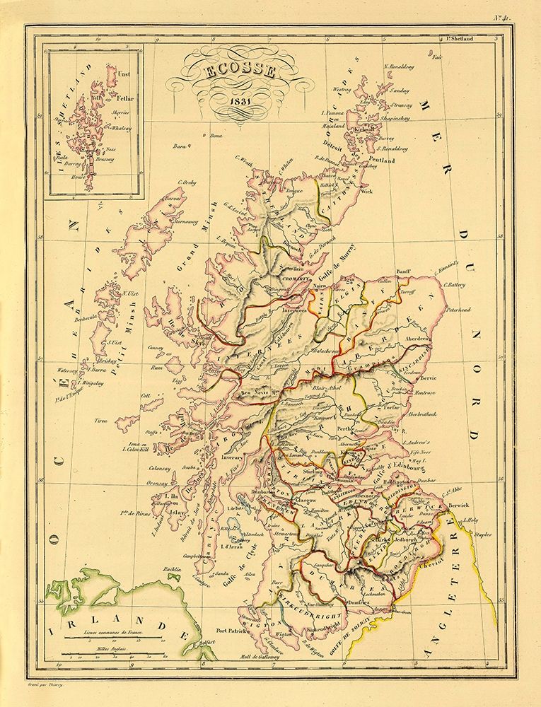 Scotland - Thierry 1831 art print by Thierry for $57.95 CAD