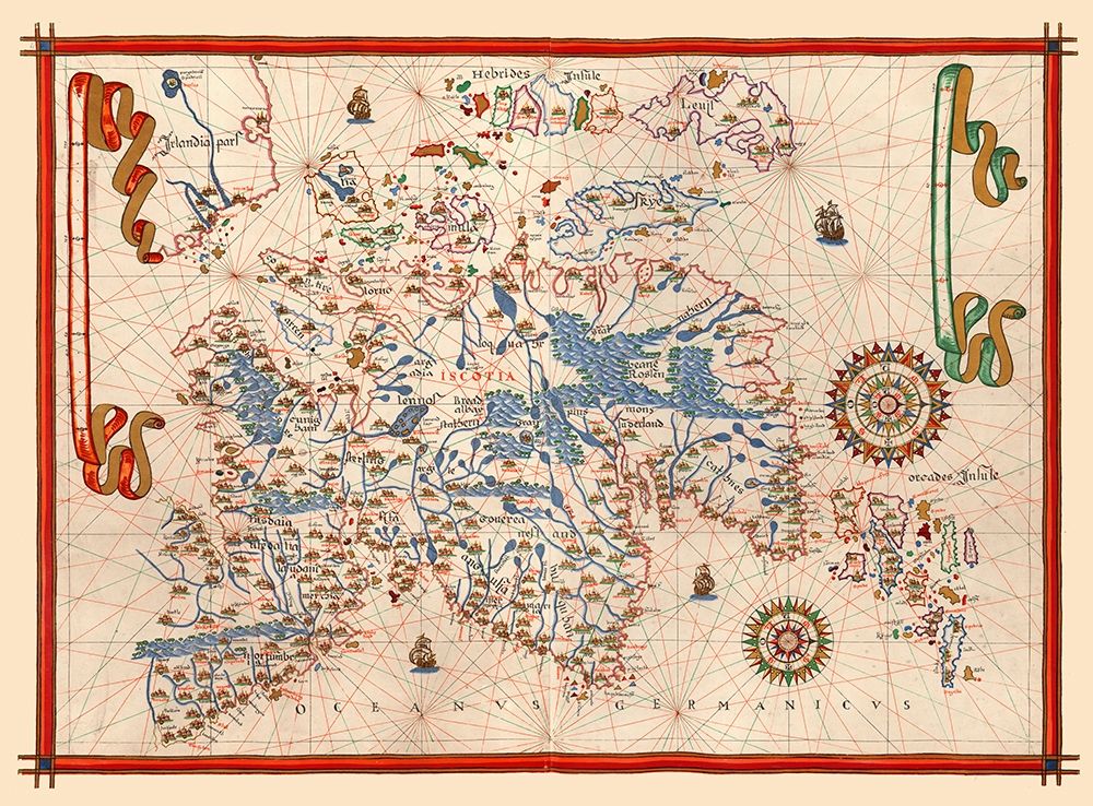 Scotland - Martines 1587 art print by Martines for $57.95 CAD