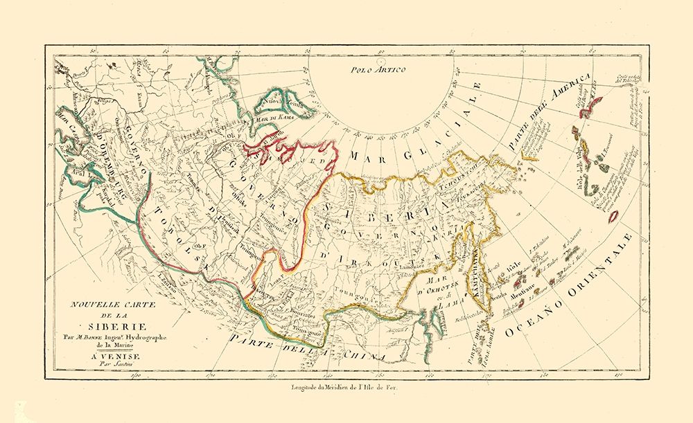 Siberia Russia - Santini 1794 art print by Santini for $57.95 CAD