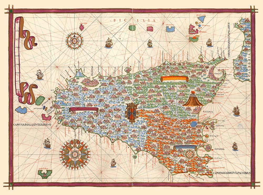 Sicily Italy - Martines 1587 art print by Martines for $57.95 CAD