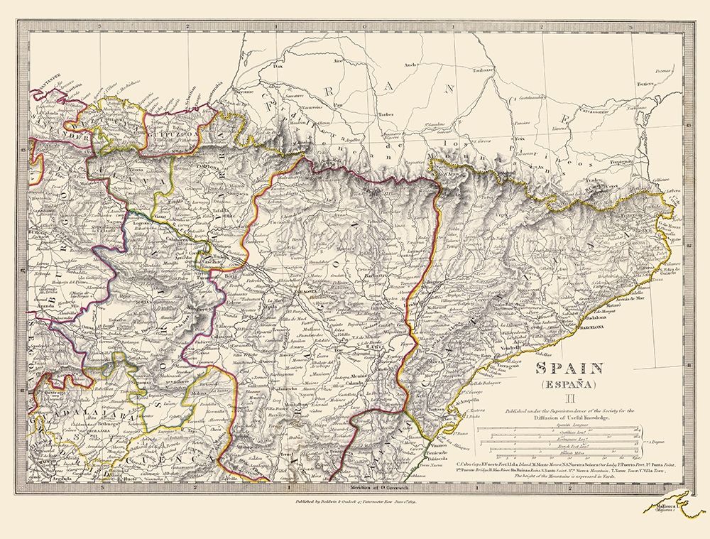 Spain 2 - Baldwin 1831 art print by Baldwin for $57.95 CAD