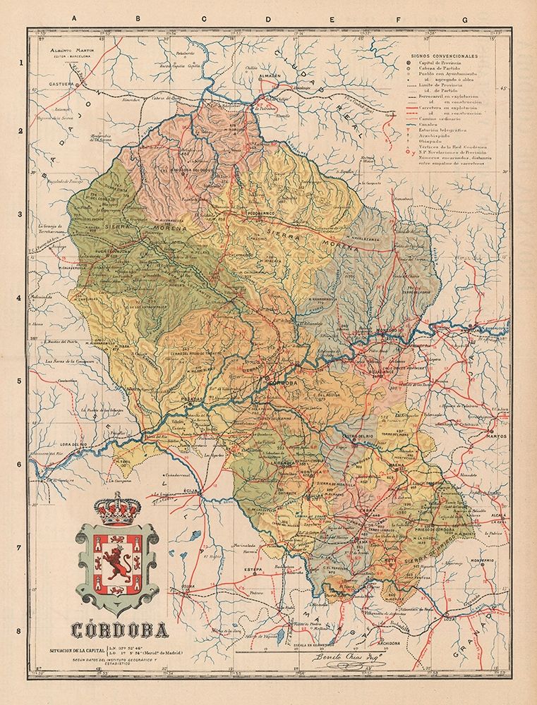 Cardova Spain Europe - Martin 1911 art print by Martin for $57.95 CAD