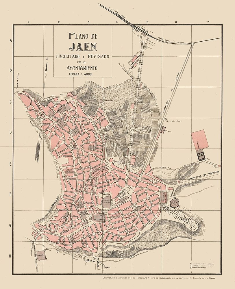 Jaen Spain Europe - Martin 1911 art print by Martin for $57.95 CAD